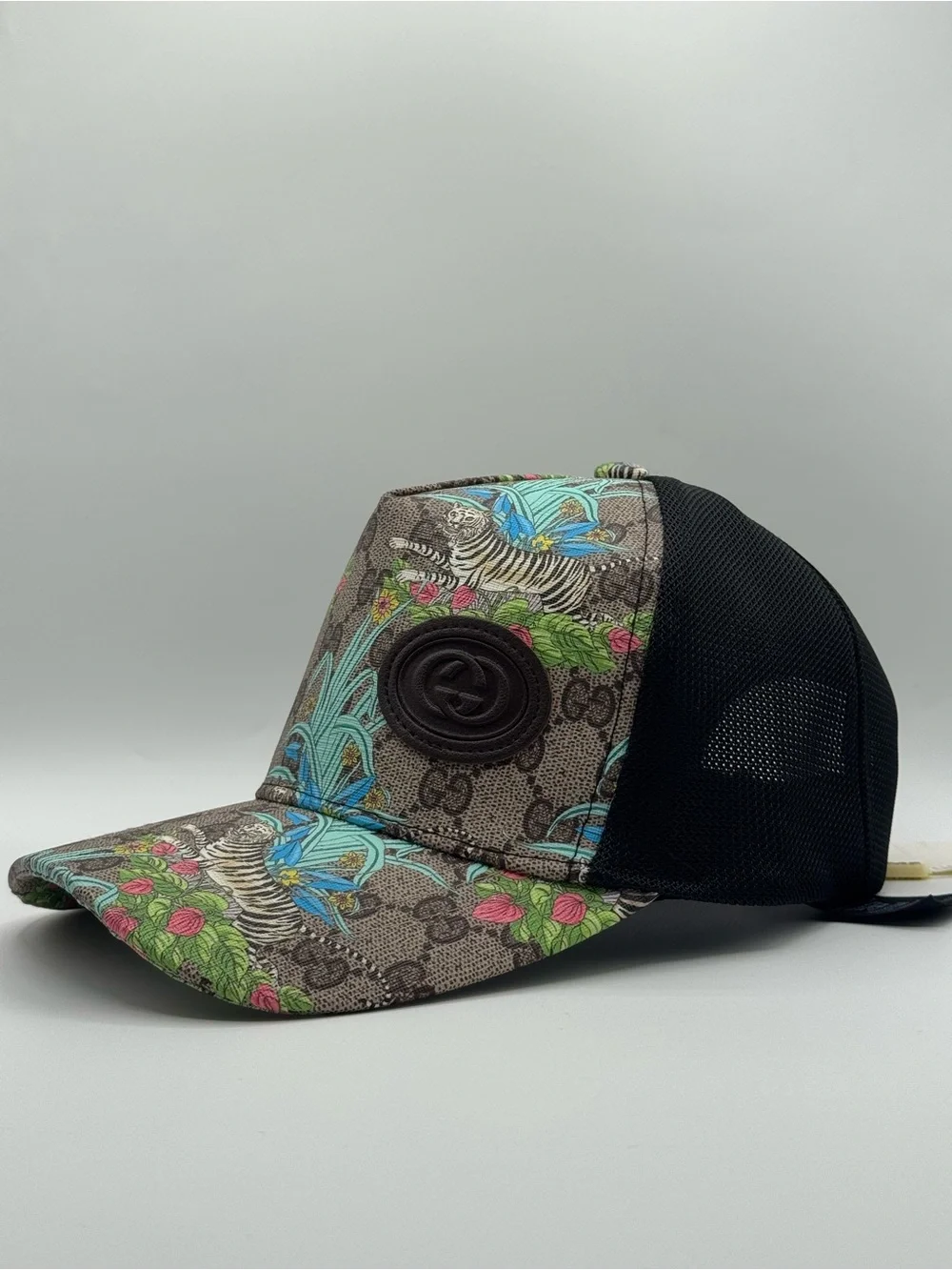Gucci Tropical Tiger Trucker Hat